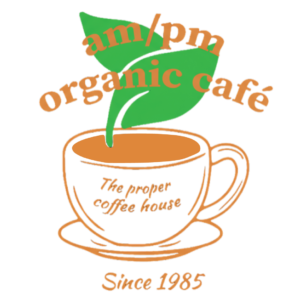 AM/PM Organic Cafe logo