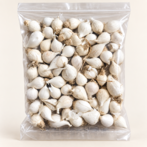 Sara Foods Wild Garlic jar on a warm off-white studio background