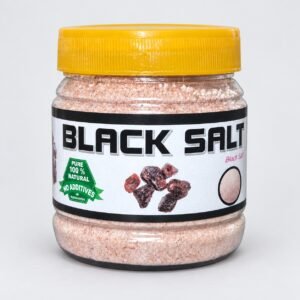 Authentic Black Salt packaging on a neutral studio background