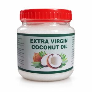 Extra Virgin Coconut Oil — Red-Cap Studio Product with its authentic photographed label on a neutral studio background