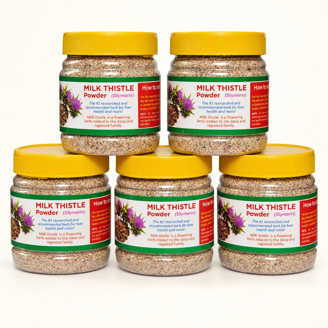 Milk Thistle Powder – authentic packaging gallery view