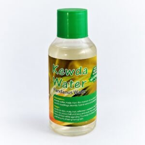 Authentic Kewda Water packaging on a neutral studio background
