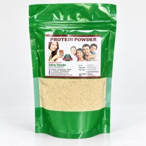 Authentic Protein Powder packaging on a neutral studio background