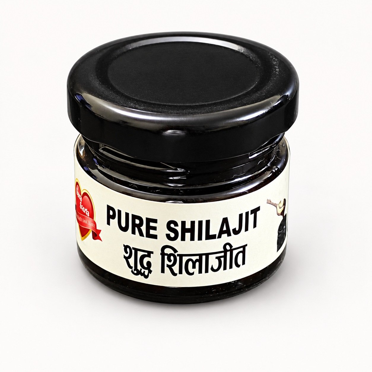 Authentic Pure Shilajit packaging on a neutral studio background