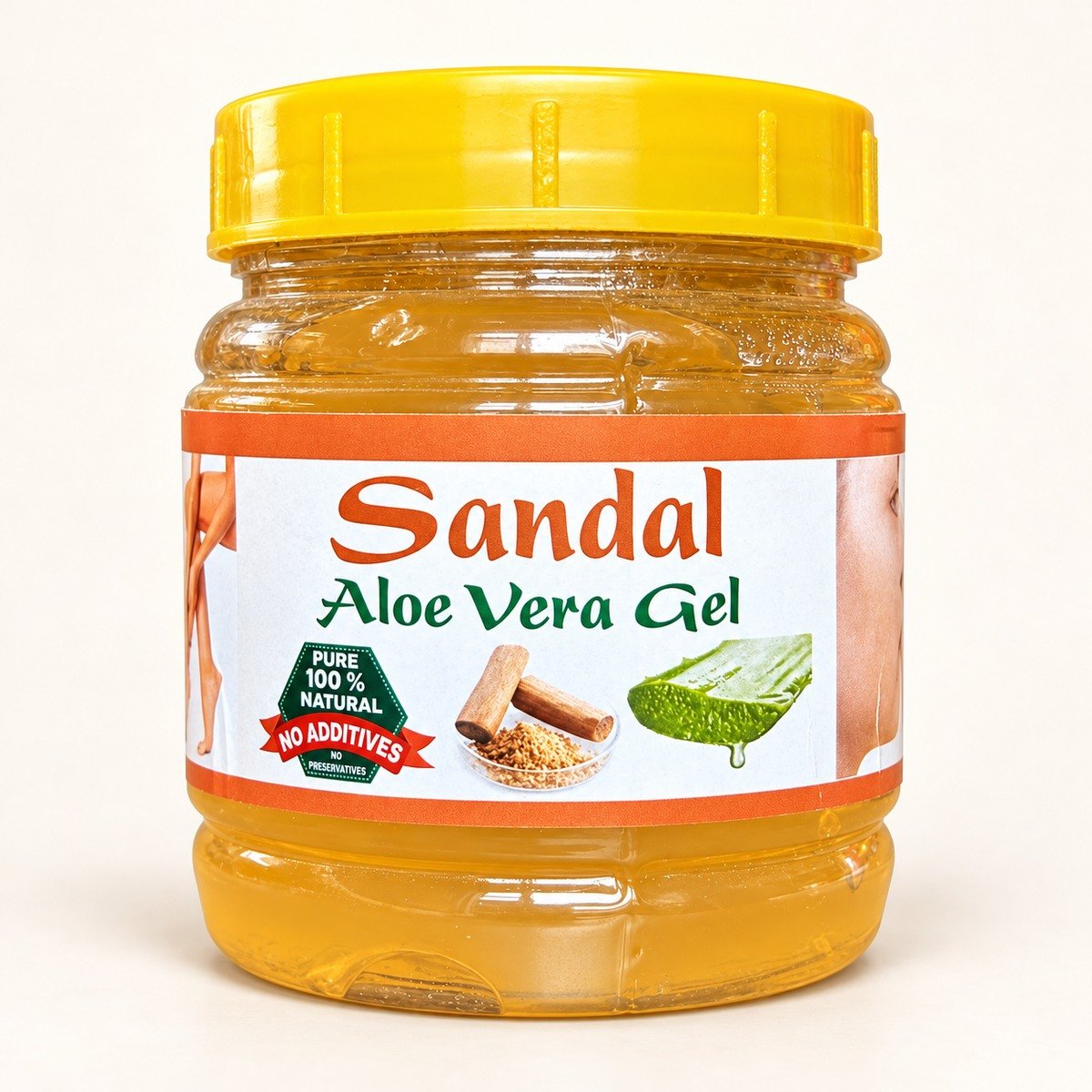 Sandal Aloe Vera Gel jar